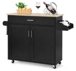 Cdiscount: COSTWAY Desserte de Cuisine avec placard, tiroir, porte-épices à 118,99€ (au lieu de 189,99€)