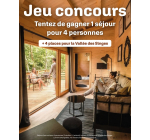 Parc de la Belle: 1 nuit en lodge pour 4 personnes + 4 entr&eacute;es Vall&eacute;e des Singes &agrave; gagner