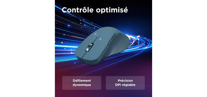 Amazon: Souris sans fil Lenovo Yoga Pro - Rechargeable USB-C, Bluetooth, 6 boutons &agrave; 29,99&euro;