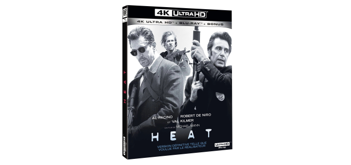 Amazon: Blu-Ray 4K Ultra HD - Heat + Bonus &agrave; 13,27&euro; (au lieu de 14,59&euro;)