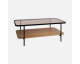 Sweeek: Table basse vintage métal noir double plateaux à 90,99€ (au lieu de 129,99€)