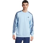 Kickz: adidas Originals 3-Stripes Crew Sweatshirt Bleu à 38,95€ (au lieu de 64,95€)