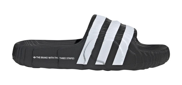 Kickz: adidas Originals Adilette 22 Shower Claquettes Noir à 38,95€ (au lieu de 64,95€)