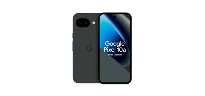 Sosh: Google Pixel 10a 5G+ 128 Go Noir Volcanique - smartphone &agrave; 499&euro; (au lieu de 549&euro;)
