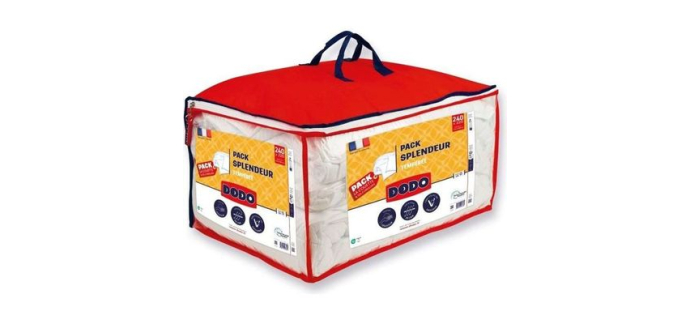 Cdiscount: Pack couette 220x240 cm + 2 oreillers 60x60 cm - DODO &agrave; 39,99&euro; (au lieu de 74,90&euro;)