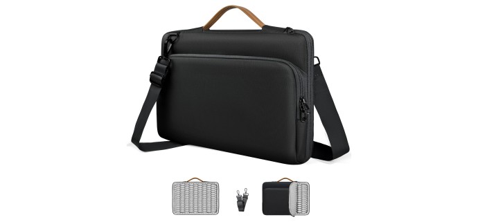 Amazon: Sacoche ordinateur portable 15,6" Nimosa - &eacute;tanche, protection Full-Air Cushion &agrave; 14,04&euro;
