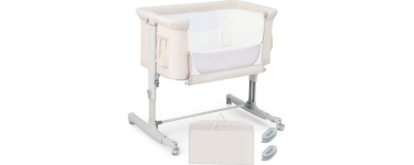 Cdiscount: Lit cododo b&eacute;b&eacute; COSTWAY 5 hauteurs r&eacute;glables &agrave; 92,99&euro; (au lieu de 124,99&euro;)