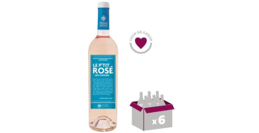 Cdiscount: Vin ros&eacute; Le P'tit Ros&eacute; des Copains M&eacute;diterran&eacute;e x6 &agrave; 27,99&euro; (au lieu de 41,94&euro;)