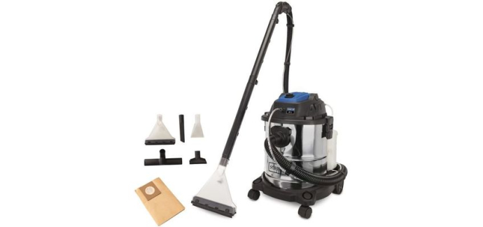 Cdiscount: Aspirateur injecteur extracteur SCHEPPACH SprayVac20 - 1600W, cuve inox &agrave; 79,9&euro; (au lieu de 139,99&euro;)