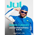 Amazon: 2 places concert Jul Stade de France (15 mai 2026) &agrave; gagner