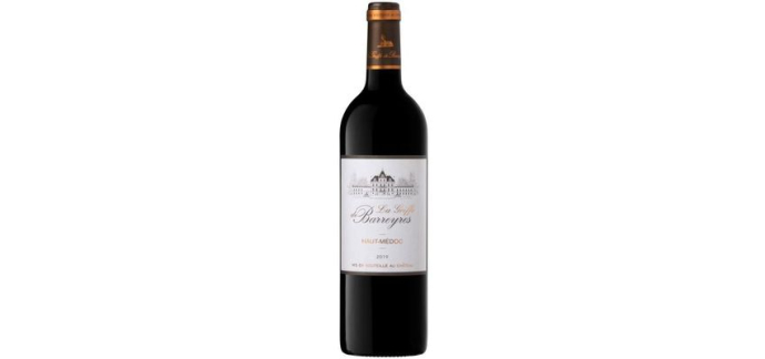 Cdiscount: La Griffe de Barreyres 2019 Haut-M&eacute;doc - Vin rouge de Bordeaux &agrave; 9.52&euro; (au lieu de 12.99&euro;)