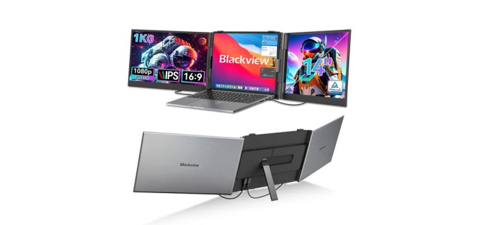 JoyBuy: Écran portable Blackview DCM6 14" FHD 1080P - PC portable à 199,99€ (au lieu de 332,99€)