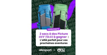 Ekosport: 2 sacs &agrave; dos OFF TRAX 30+10L Picture &agrave; gagner