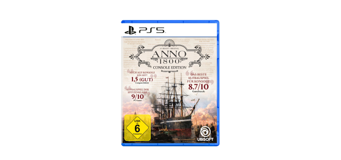 /!\ Ne pas utiliser /!\ Amazon DE: Anno 1800 Console Edition (PS5) &agrave; 14,52&euro; (au lieu de 23,69&euro;)