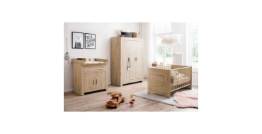 Cdiscount: Chambre b&eacute;b&eacute; Trio AHOI - Lit 70x140 cm + commode + armoire &agrave; 599,99&euro; (au lieu de 649,99&euro;)