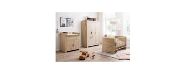 Cdiscount: Chambre b&eacute;b&eacute; Trio AHOI - Lit 70x140 cm + commode + armoire &agrave; 599,99&euro; (au lieu de 649,99&euro;)
