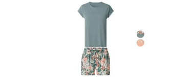 LIDL: Ensemble pyjama femme esmara&reg; - 100% coton &agrave; 4,99&euro; (au lieu de 7,99&euro;)