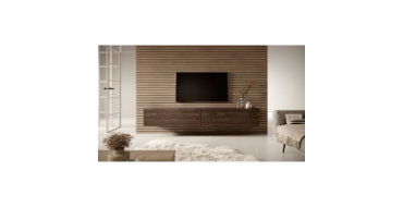 Cdiscount: Meuble TV SELSEY BISIRA 200 cm - Noyer Wisconsin &agrave; 99,99&euro; (au lieu de 179,99&euro;)