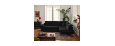 Cdiscount: Canap&eacute; d'angle droit 5 places Dimas convertible avec coffre &agrave; 699&euro; (au lieu de 899,99&euro;)