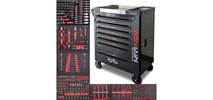 Cdiscount: Servante d'atelier Barracuda Tools 7 tiroirs - 257 outils inclus &agrave; 499&euro; (au lieu de 549&euro;)