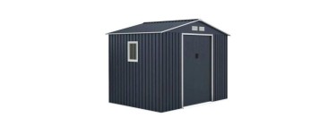 Cdiscount: Abri de jardin m&eacute;tal 5,29 m&sup2; - 277x191x202 cm &agrave; 249,99&euro; (au lieu de 269,99&euro;)