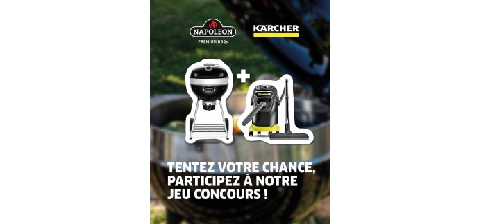 K&auml;rcher: 1 aspirateur cendres AD 4 Premium K&auml;rcher + 1 barbecue Napol&eacute;on Pro 22-led-3 &agrave; gagner