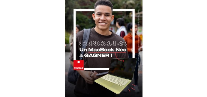 Synergie: 1 MacBook Neo Apple &agrave; gagner