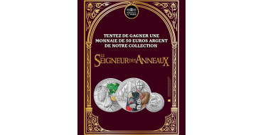 Monnaie de Paris: 1 monnaie 50€ argent collection Gandalf ou Aragorn à gagner