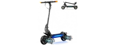 Cdiscount: Trottinette &Eacute;lectrique X5S - 65-80km autonomie, 50km/h, 1000W*2 &agrave; 489,99&euro; (au lieu de 659,99&euro;)