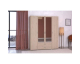 Cdiscount: Armoire VARIA - Décor chêne - 4 portes - 2 tiroirs - Miroirs à 299,99€ (au lieu de 420,27€)