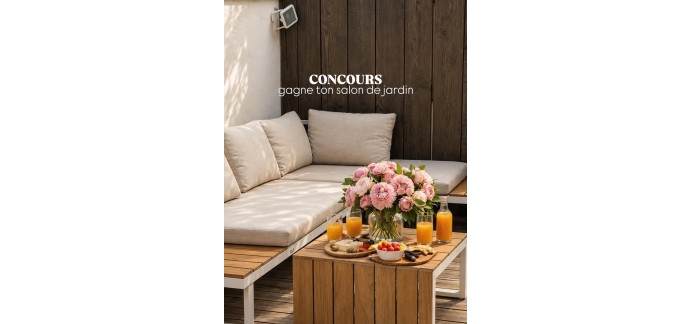 Vente Unique: 1 salon de jardin &agrave; gagner