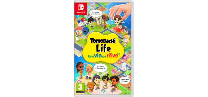 Amazon: Tomodachi Life  Une vie de r&ecirc;ve (Switch) &agrave; 44,99&euro; (au lieu de 47,33&euro;)