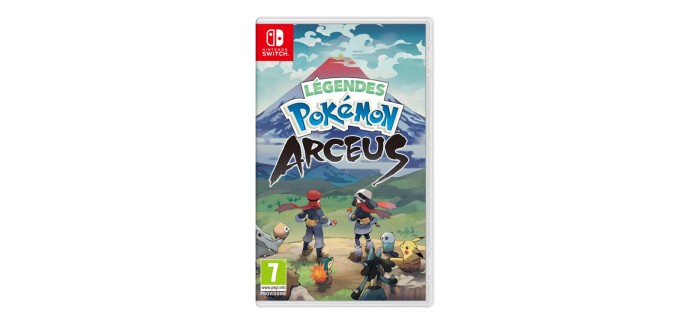 Amazon: L&eacute;gendes Pok&eacute;mon Arceus (Switch) &agrave; 44,49&euro; (au lieu de 49,99&euro;)