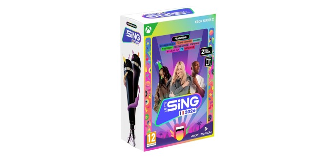 E.Leclerc: Let's Sing 2026 avec 2 micros (Xbox Series) &agrave; 16,79&euro; (au lieu de 59,99&euro;)