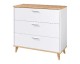 LIDL: Commode LIVARNO Corfu 80x75,3x33 cm blanc/imitation chêne à 59,99€ (au lieu de 69,99€)