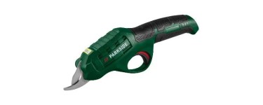 LIDL: S&eacute;cateur &eacute;lectrique sans fil PARKSIDE PAGS 4 A1 - 4V, 500 coupes/charge &agrave; 19.99&euro; (au lieu de 24.99&euro;)