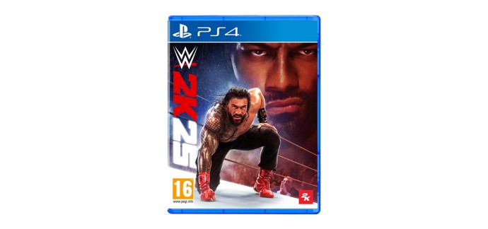 Amazon: WWE 2K25 (PS4) &agrave; 19,99&euro; (au lieu de 24,99&euro;)