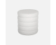 Sweeek: Tabouret coffre rangement bouclettes blanches - 30% à 41,99€ (au lieu de 59,99€)