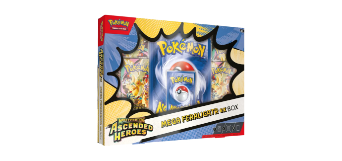 Amazon: Coffret M&eacute;ga Aligatueur EX ME2.5 (Pok&eacute;mon) &agrave; 24,99&euro; (au lieu de 29,99&euro;)