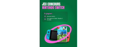 Pixmania: 1 Nintendo Switch + jeu Zelda Breath of the Wild &agrave; gagner