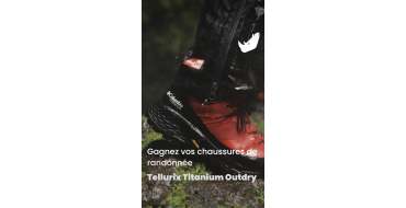Hardloop: 1 paire de Tellurix Titanium OutDry Columbia &agrave; gagner