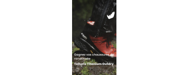 Hardloop: 1 paire de Tellurix Titanium OutDry Columbia &agrave; gagner