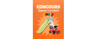OOGarden: 1 porteur auto rouge + toboggan Funny &agrave; gagner