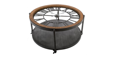 JoyBuy: Atmosphera Baris Table basse horloge &agrave; 141,90&euro; (au lieu de 199&euro;)