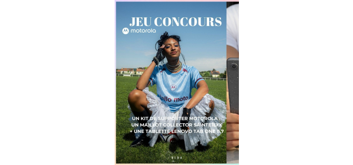 Biba: 1 kit supporter maillot Saintetixx + tablette Lenovo Tab One 8.7 à gagner