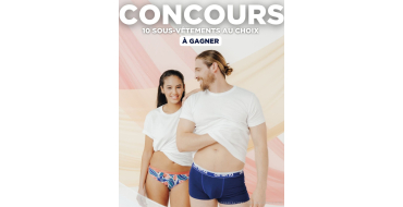 Ath&eacute;na: 10 sous-v&ecirc;tements au choix (haut ou bas) &agrave; gagner