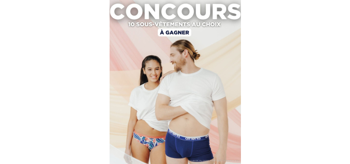 Ath&eacute;na: 10 sous-v&ecirc;tements au choix (haut ou bas) &agrave; gagner