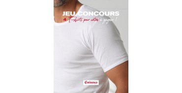 Eminence: 1 T-shirt pur coton &agrave; gagner