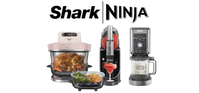 Ninja: 15% de r&eacute;duction d&egrave;s 200&euro; d'achat pendant la SharkNinja Week