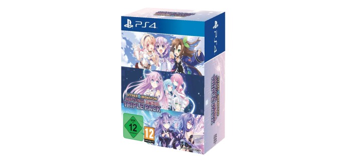 Amazon: Triple pack Hyperdimension Neptunia ReBirth (PS4) &agrave; 85,91&euro; (au lieu de 139,99&euro;)